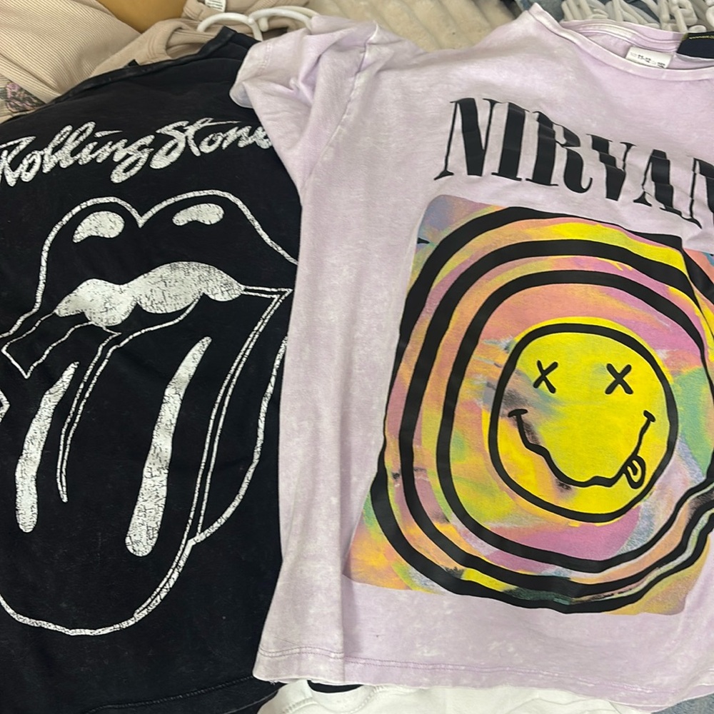 Zara graphic tees